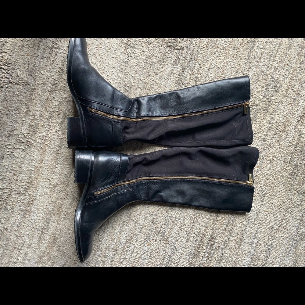 Michael Kora Knee Black Boots - Picture 2 of 9